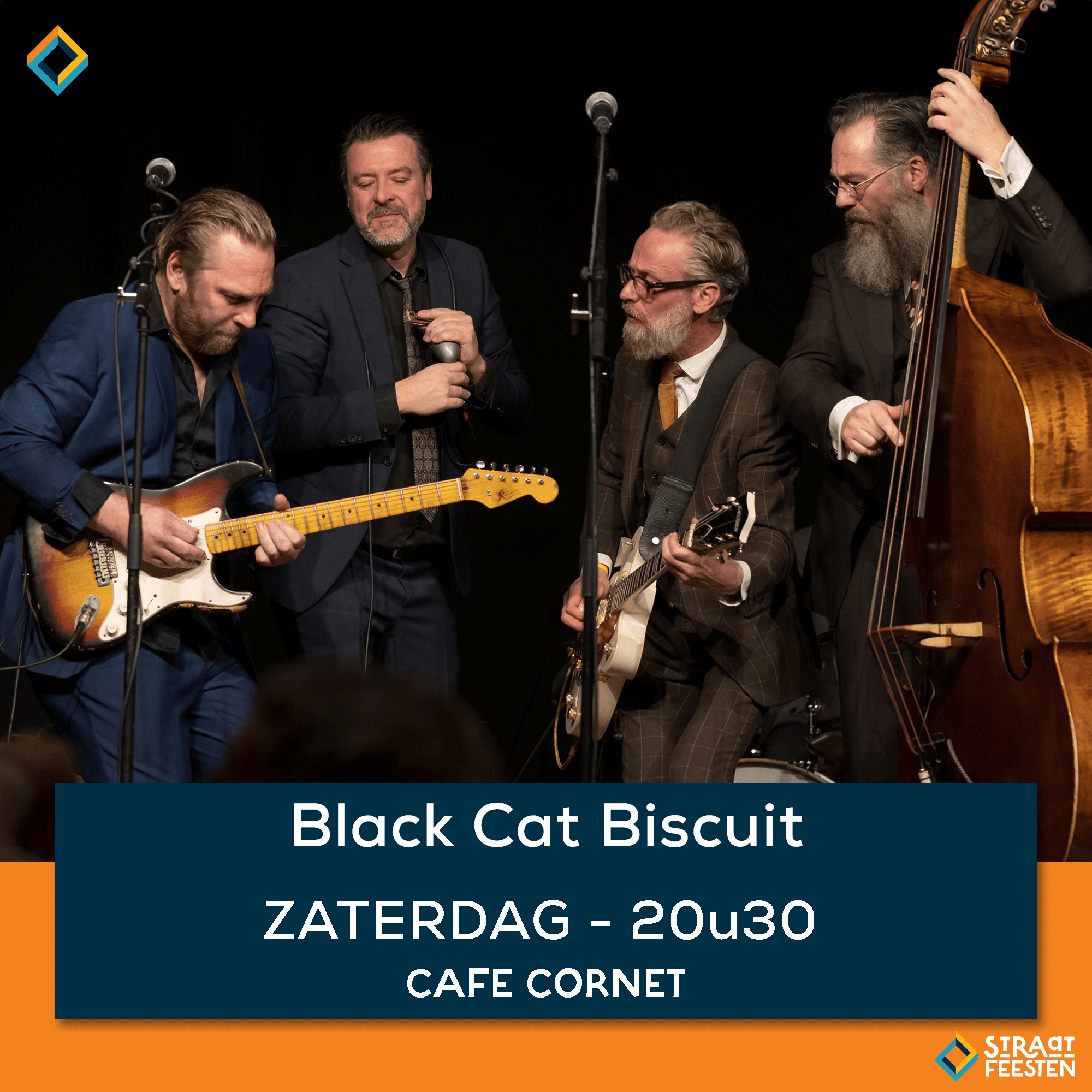 Black Cat Biscuit Straatfeesten Kalmthout 2024
