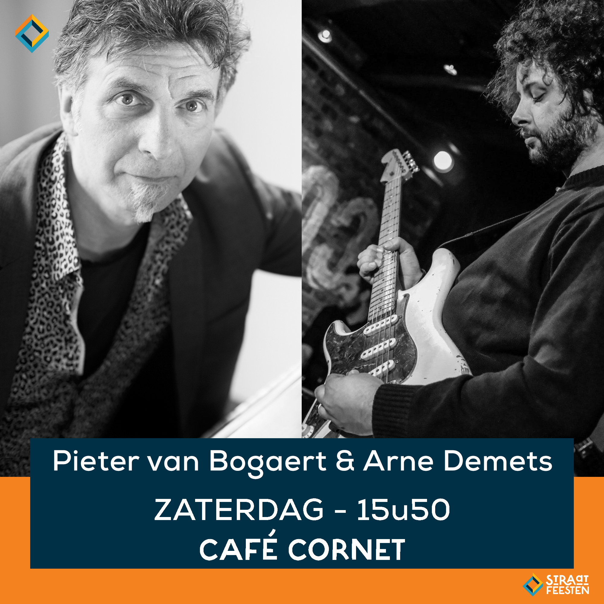 Pieter van Bogaert en Arne Demets